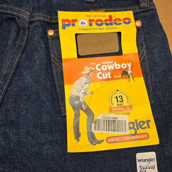 Wrangler Jeans Men's sz 30x32 Original Fit Pro Rodeo Cowboy Cut 13MWZ - Picture 7 of 12